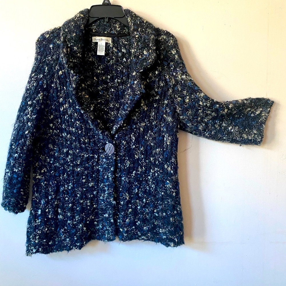 SUSAN BRISTOL TWEED SWEATER JACKET